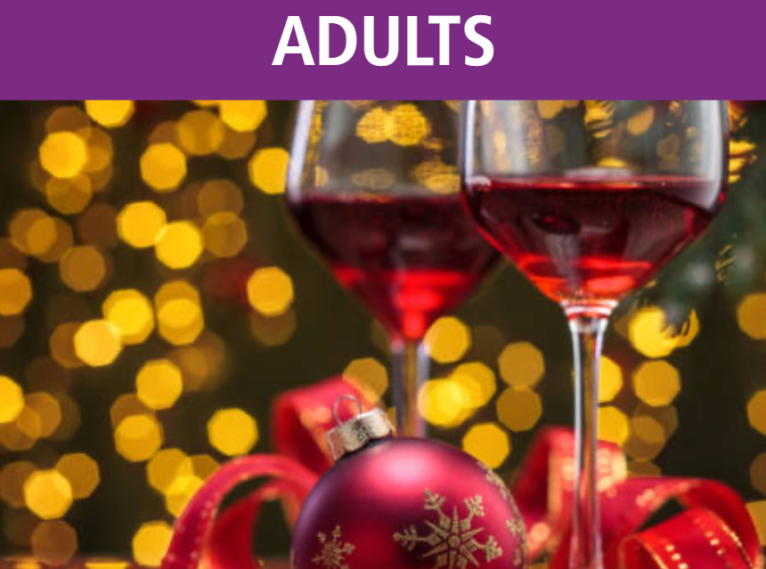 December Sip & Stroll Wine Glasses